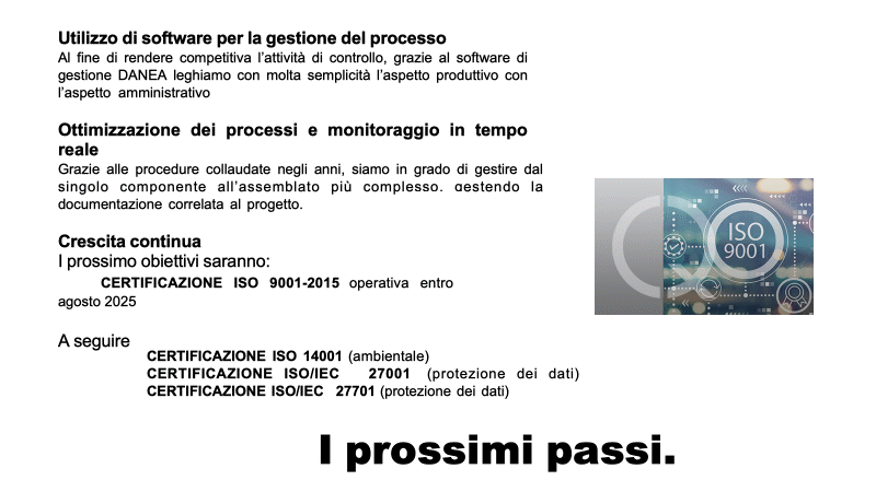 Descrizione di cosa produciamo